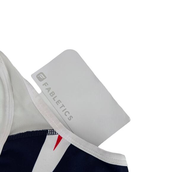 Fabletics Navy Star Print Amna Sports Bra Sz M - Picture 3 of 8